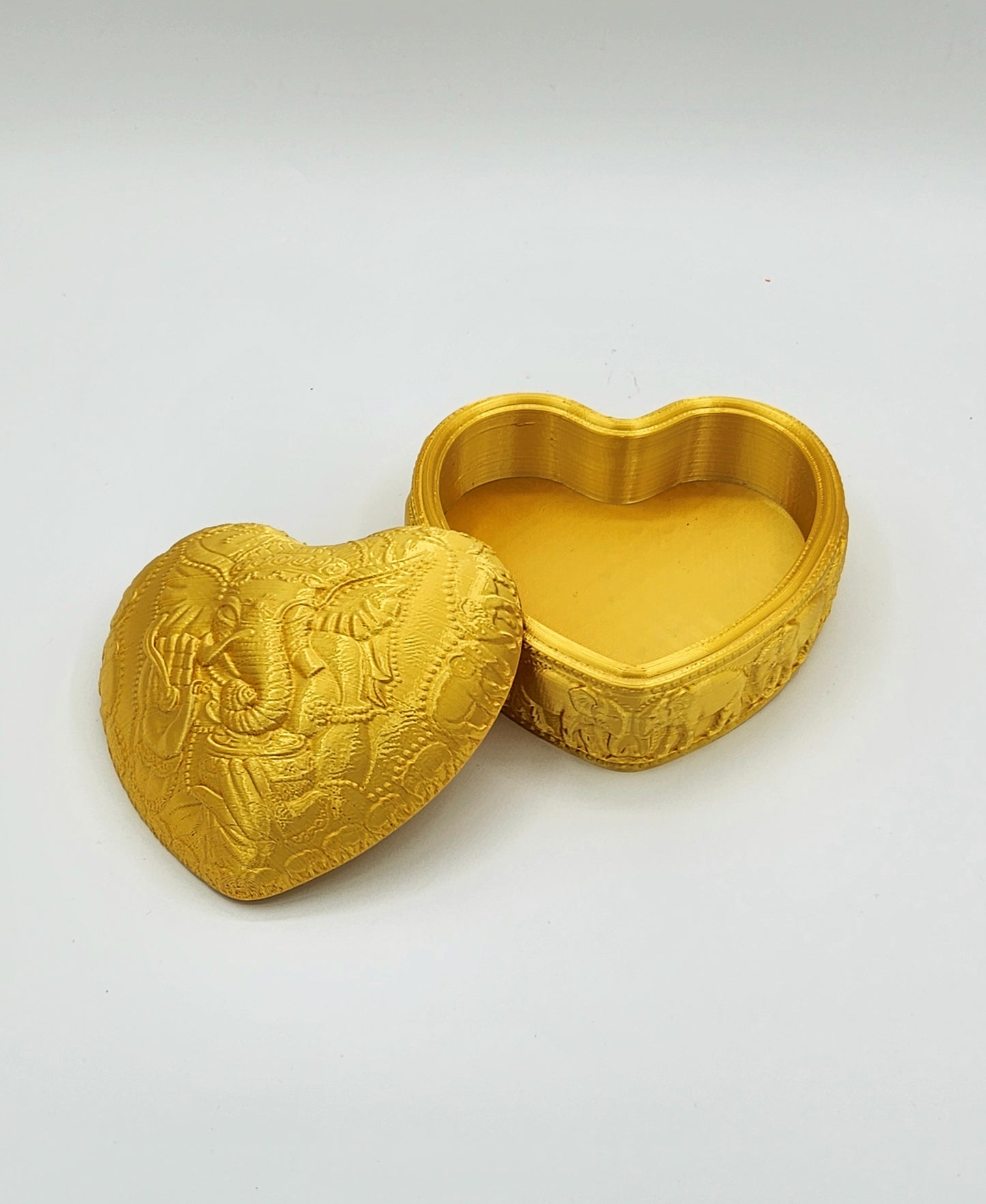 Elephant Heart Jewelry Box